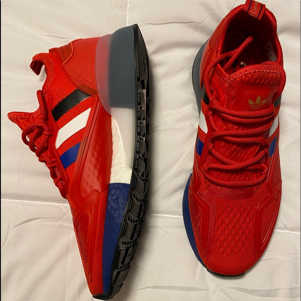 *NEW* Adidas ZX 2K BOOST Paris Sneakers Red